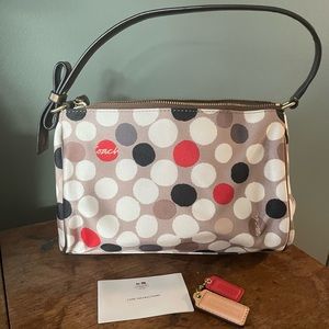 Coach polkadot purse never used